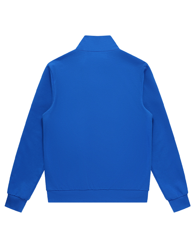 소루 [Solew] Logo Point Track Zip-up_Royal Blue 블루 착용컷
