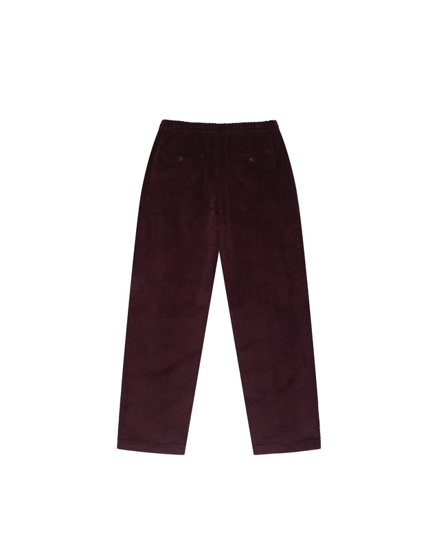 소루 Corduroy String Pants_Burgundy 블랙 착용컷