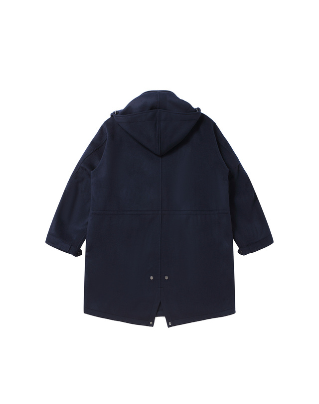 소루 Worker Coat_Navy 네이비 착용컷