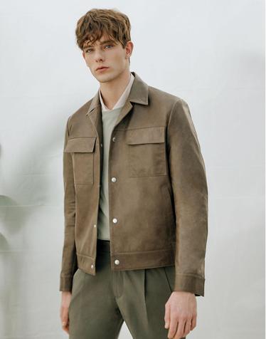 [Solew] Leather Trucker Jacket (레더 트러커자켓)
