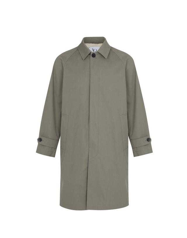 소루 [Solew] Balmacaan Coat_4Colors (발마칸 트렌치 코트_4컬러) 착용컷
