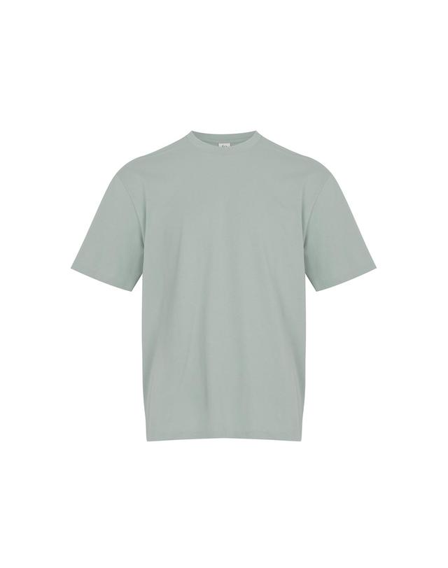 소루 [Solew] Essential Loose-fit Crewneck T-shirt_7Colors (에센셜 루즈핏 크루넥티셔츠_7컬러) 착용컷