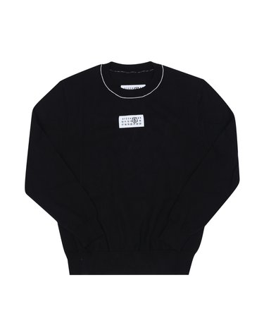 메종마르지엘라 M61025 MM07V M6900 MM6 넘버링 로고 패치 아동 니트 (성인착용가능)
