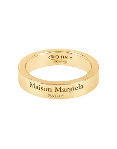 메종마르지엘라 SM1UQ0123 P8865 202 인그레이빙 로고 4mm 반지