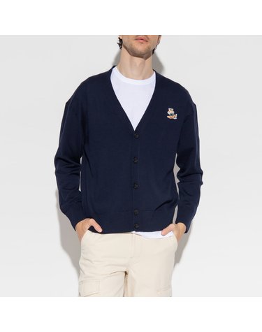 [MAISON KITSUNE] 폭스 헤드 패치 클래식 가디건 KM00504KT1036 P480