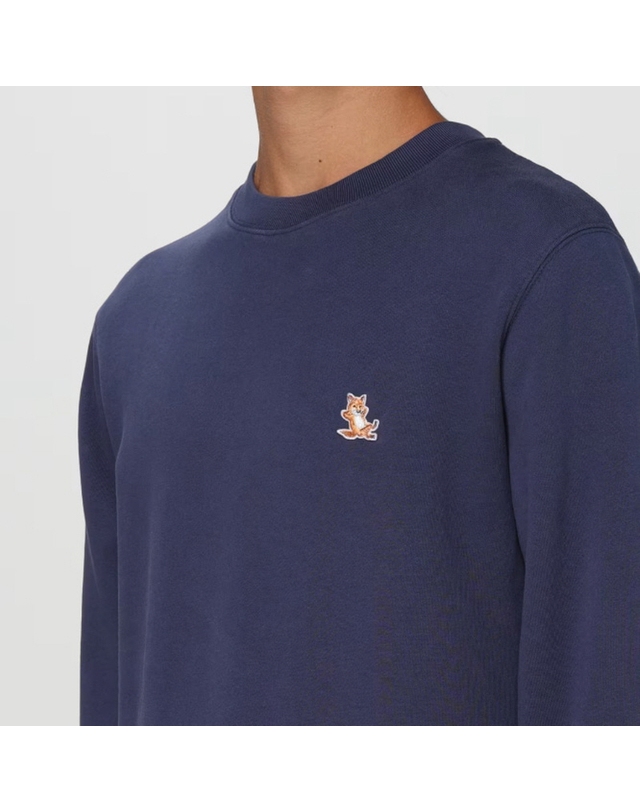 메종 키츠네 메종키츠네 [MAISON KITSUNE] CHILLAX FOX 맨투맨 LM00303KM0001 P494 착용컷