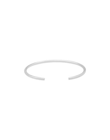 실버 2.5mm 오픈 뱅글