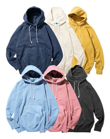 굿온 피그먼트 다잉 헤비코튼 후드 맨투맨 컬렉션