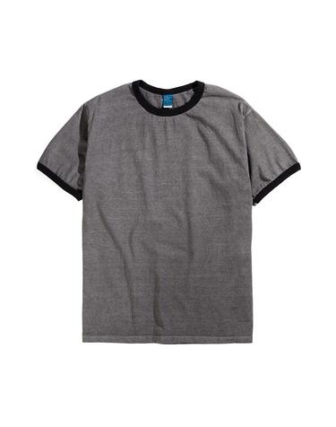 굿온 링거 반팔 티셔츠 - 피그먼트 그레이