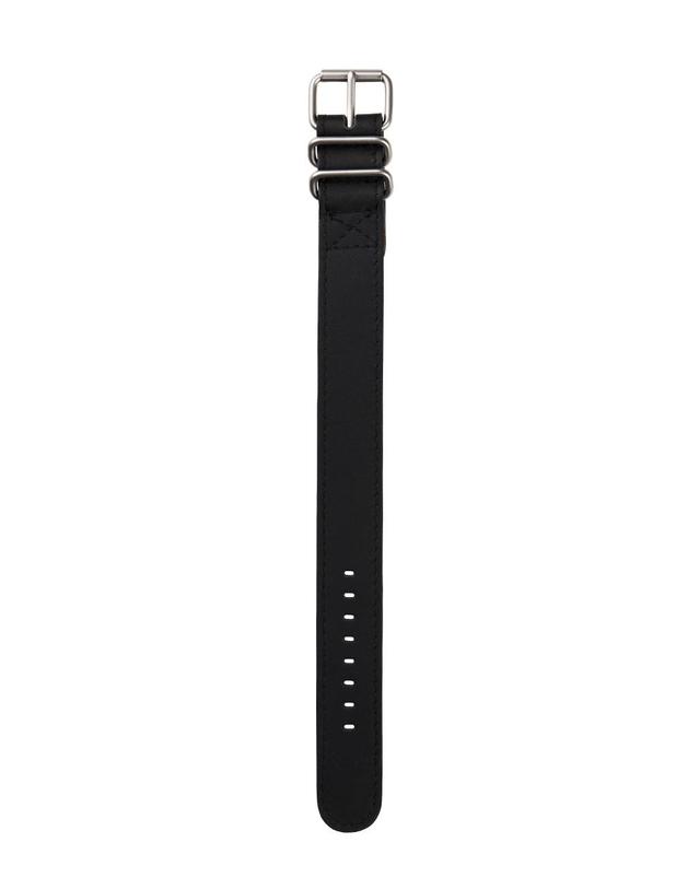 베르투치 베르투치 Duration 가죽 나토밴드 22mm (더블 룹) 착용컷