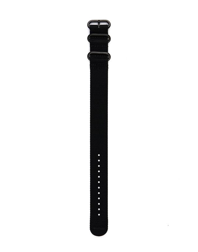 베르투치 베르투치 B-TYPE 헤비듀티 나일론 나토밴드 22mm 트리플 블랙 착용컷