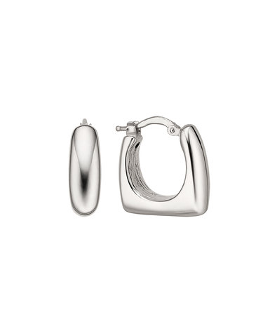 SILVER 문멜트 화이트 귀걸이 S-SILE014W