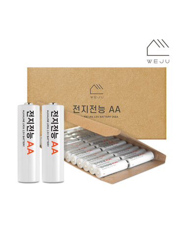 [위주]전지전능 알카라인 건전지 AA 24개입 2개