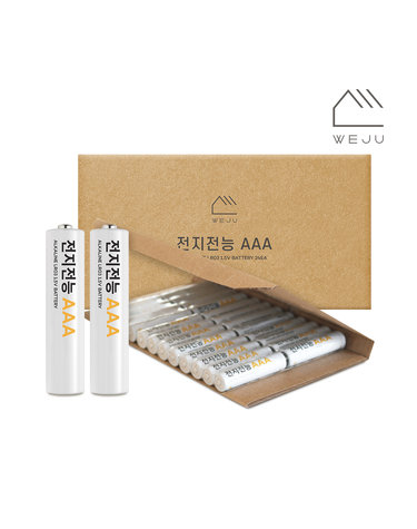 [위주]전지전능 알카라인 건전지 AAA 24개입 2개