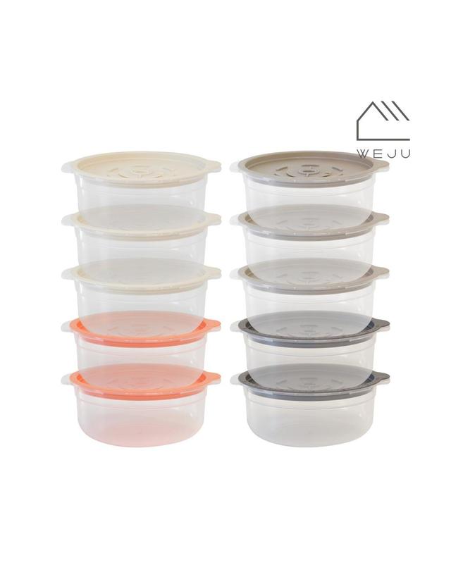 위주 스팀 냉동밥 전자레인지 조리용기 600ml 10개 착용컷