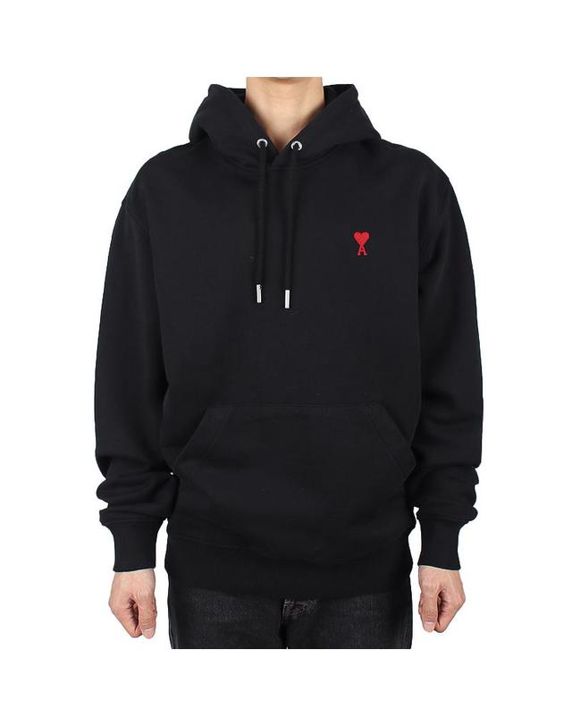 아미 아미 남성 하트로고 후드티 블랙 BFUSW235 730 001 | LFmall