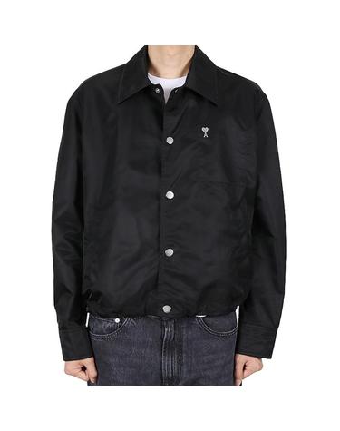 아미 26SS 남성 하트로고 스터드 버튼 자켓 블랙 UJK872 PA0037 001