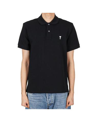 아미 26SS 남성 하트로고 피케티 블랙 HPL411 760 045
