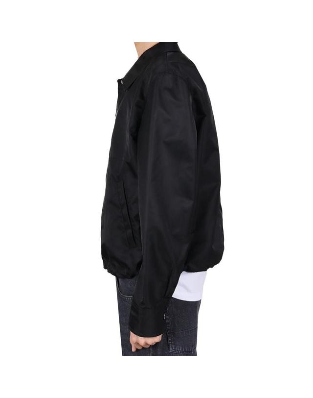 아미 아미 26SS 남성 하트로고 스터드 버튼 자켓 블랙 UJK872 PA0037 001 착용컷
