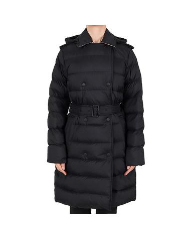 버버리 26FW 여성 벨트 후드 다운 패딩 블랙 8131875 A1189