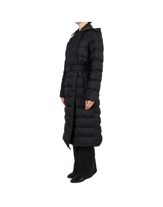 버버리 버버리 26FW 여성 켄트 롱 다운 패딩 블랙 8131873 A1189 착용컷