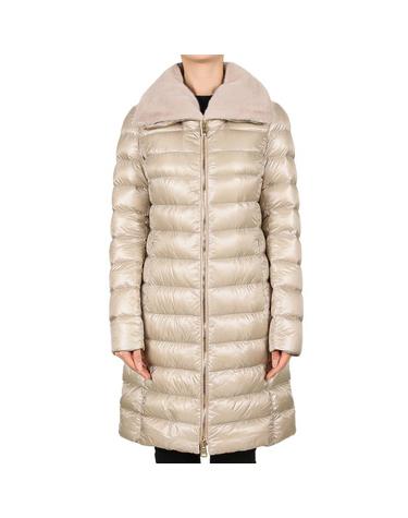 에르노 26FW 여성 엘리사 구스다운 롱패딩 페이크퍼 바닐라 PI0650DICM05 12017Z 1985
