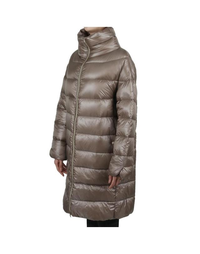 에르노 에르노 26FW 여성 마틸데 구스다운 롱패딩 베이지 PI1283DIC 12017Z 2600 착용컷