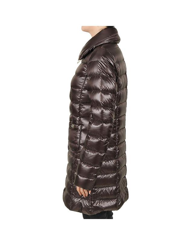 에르노 에르노 26FW 여성 마리아 구스다운 롱패딩 초콜릿 PI0002DIC 12017Z 8800 착용컷