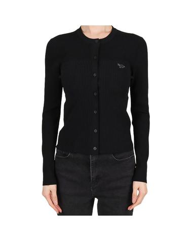 메종키츠네 26SS 여성 베이비 폭스 플리츠 가디건 블랙 QW00502KT1193 P199