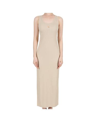 메종키츠네 26SS 여성 베이비 폭스 리브드 원피스 티리프 QW01654KA0033 0450
