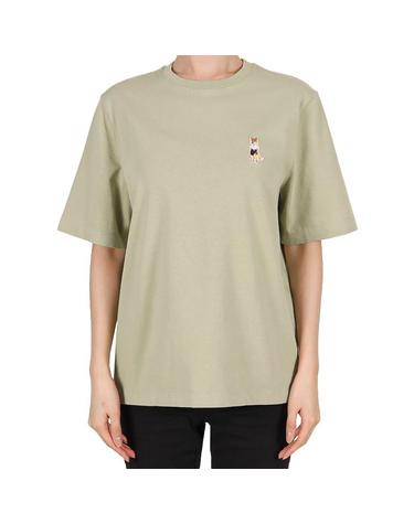 메종키츠네 26SS 여성 드레스 폭스 컴포트 반팔티 더스티그린 QW00114KJ0119 0451