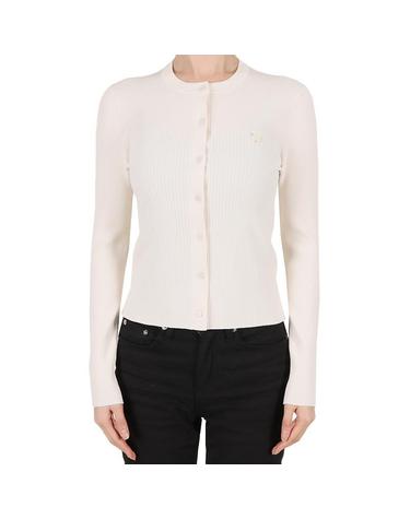 메종키츠네 26SS 여성 베이비 폭스 플리츠 가디건 노블베이지 QW00502KT1193 0063