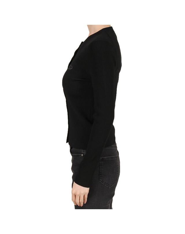 메종 키츠네 메종키츠네 메종키츠네 26SS 여성 베이비 폭스 플리츠 가디건 블랙 QW00502KT1193 P199 착용컷