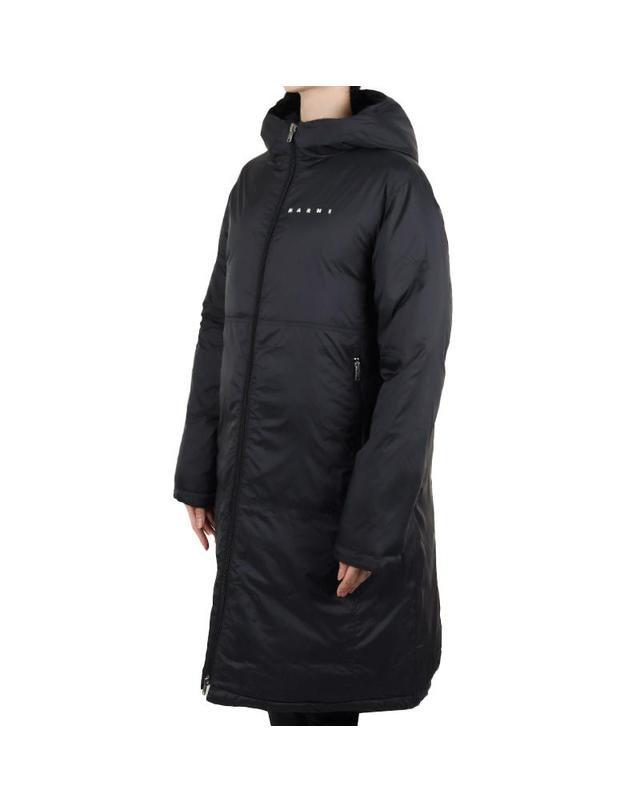 마르니 마르니 여성 후드 자켓 블랙 성인사이즈 M01537 M00LY 0M900 12-14Y 착용컷