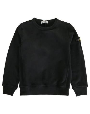 스톤아일랜드 26FW 키즈 와펜 패치 맨투맨 블랙 L2S166100001 S0A20 V0029 6-8Y
