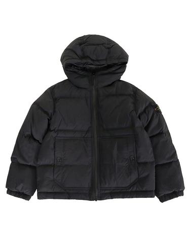 스톤아일랜드 26FW 키즈 와펜 패치 다운 패딩 블랙 L2S164100005 S0483 V0029 10-12Y