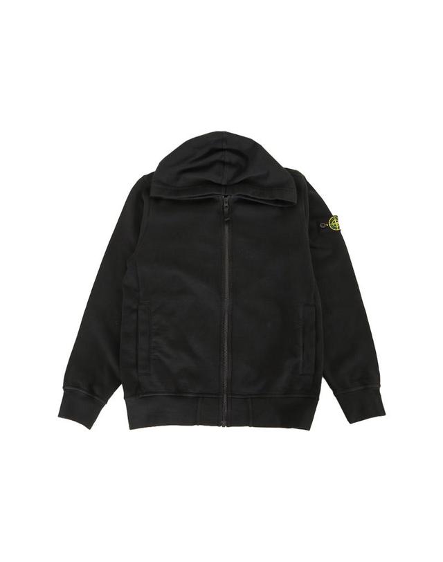 스톤아일랜드 스톤아일랜드 26SS 키즈 와펜 패치 후드집업 블랙 L1S166100004 S0040 V0029 10-12Y 착용컷