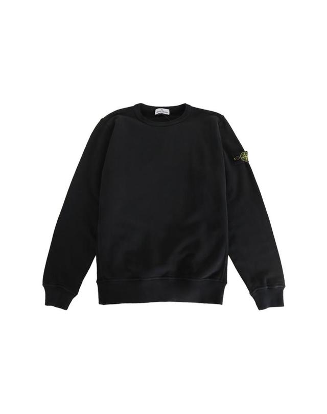 스톤아일랜드 스톤아일랜드 26FW 남성 와펜 패치 맨투맨 블랙 성인사이즈 L2S166100001 S0A20 V0029 14Y 착용컷