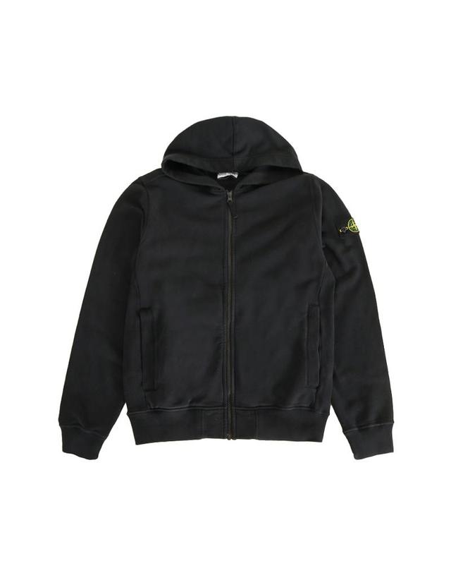 스톤아일랜드 스톤아일랜드 26FW 남성 와펜 패치 후드집업 블랙 성인사이즈 L2S166100006 S0A20 V0029 14Y 착용컷
