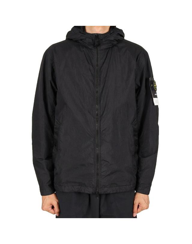 스톤아일랜드 스톤아일랜드 26FW 남성 와펜 패치 후드자켓 블랙 L2S154100001 S0A23 V0029 착용컷
