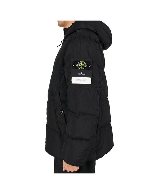 스톤아일랜드 스톤아일랜드 26FW 남성 와펜 패치 크링클랩스 다운 패딩 블랙 L2S154100037 S0A23 V0029 착용컷