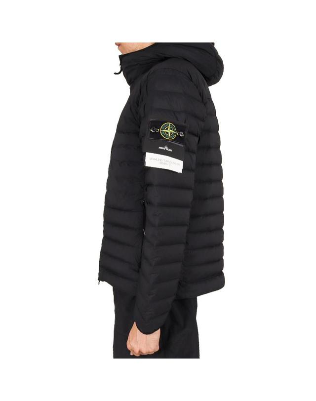 스톤아일랜드 스톤아일랜드 26FW 남성 와펜 패치 심리스 터널 나일론 다운 자켓 블랙 L2S154100107 S0183 V0029 착용컷