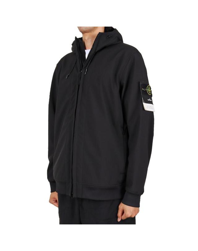스톤아일랜드 스톤아일랜드 26FW 남성 와펜 패치 후드자켓 블랙 L2S15Q100004 S0B22 V0029 착용컷