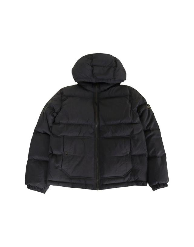 스톤아일랜드 스톤아일랜드 26FW 남성 와펜 패치 다운 패딩 블랙 성인사이즈 L2S164100005 S0483 V0029 14Y 착용컷