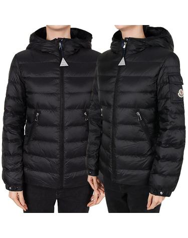 몽클레어 26SS 여성 글레스 후드 다운 패딩 블랙 성인사이즈 1A00031 597YF 999 12-14Y