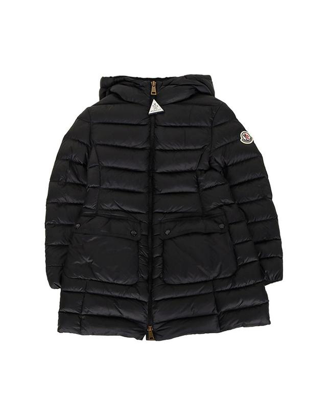 몽클레르 몽클레어 26SS 키즈 아딜레 다운 패딩 블랙 1C00002 597YF 999 8-10Y 착용컷