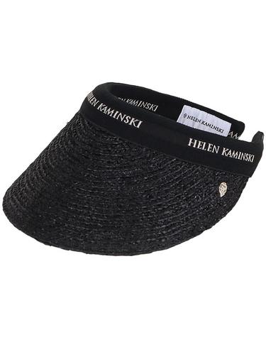 헬렌카민스키 여성 비앙카 바이저햇 챠콜블랙로고 HAT50265 CHARCOALBLACKLOGO