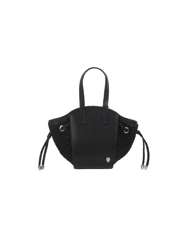 헬렌카민스키 헬렌카민스키 여성 피아프 라피아 토트백 블랙챠콜 BAG51737 BLACKCHARCOAL 착용컷