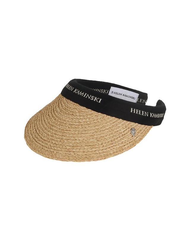 헬렌카민스키 헬렌카민스키 여성 비앙카 8 바이저햇 네츄럴블랙로고 HAT52204 NATURALBLACKLOGO 착용컷