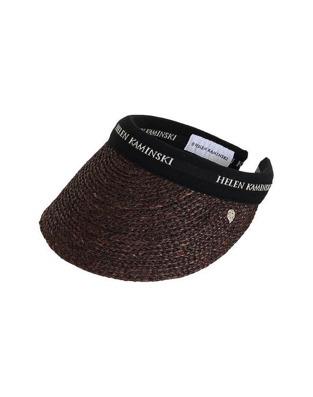 헬렌카민스키 헬렌카민스키 여성 비앙카 8 바이저햇 초콜릿블랙로고 HAT52204 CHOCOLATEBLACKLOGO 착용컷